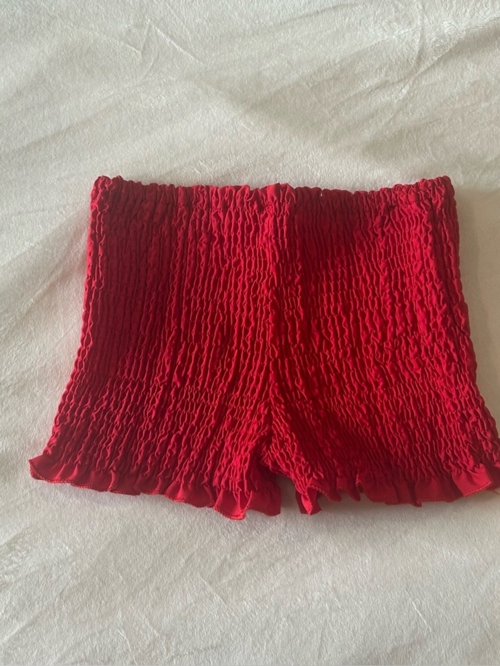 red mini shorts!